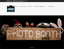 Tablet Screenshot of coolphotobooths.com